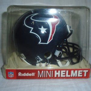 Houston Texans Quarterback Riddell NFL Football Mini Speed Helmet 3 5/8